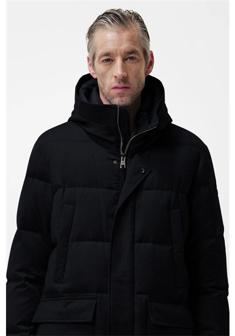 DUNO Parka Piumino Donbart Uomo Navy Scuro in Pura Lana DUNO | Parka | DONBART BOLZANO845